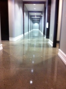 King Harbor Church Polished Concrete